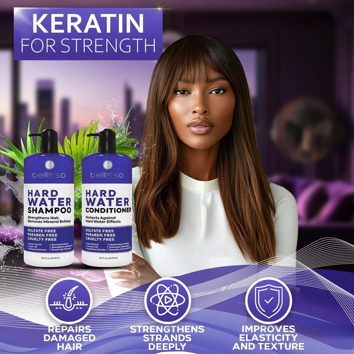 Hard Water Shampoo and Conditioner