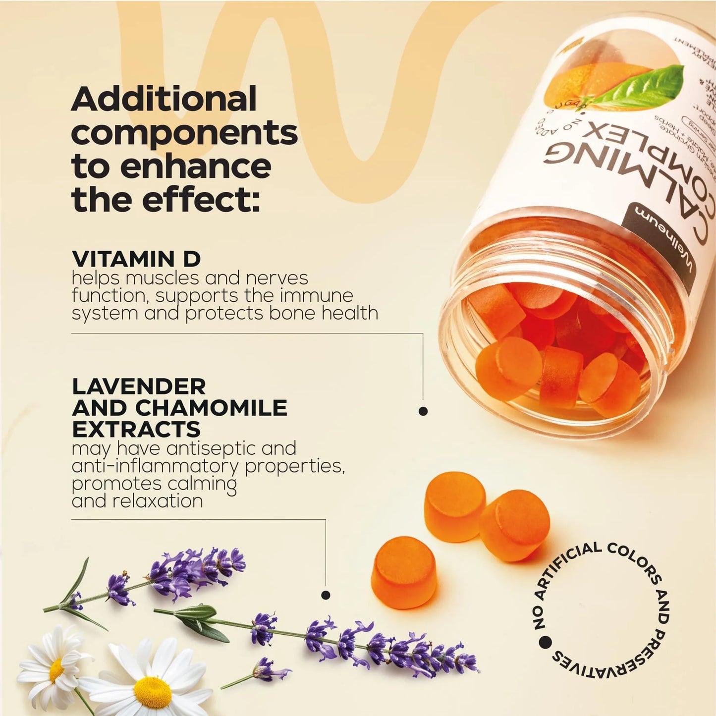 Calm Magnesium Glycinate Gummies for Adults