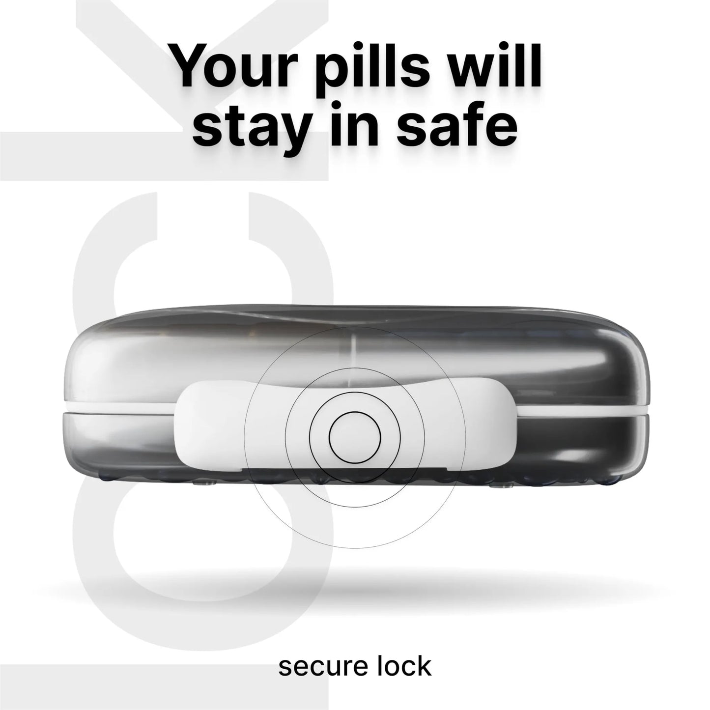 Travel Pill Organizer Airtight Medicine Case for Traveling