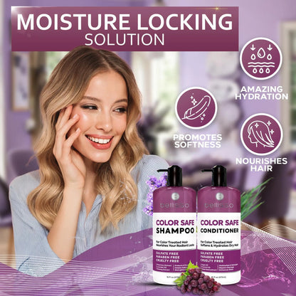 Color Safe Shampoo and Conditioner Set
