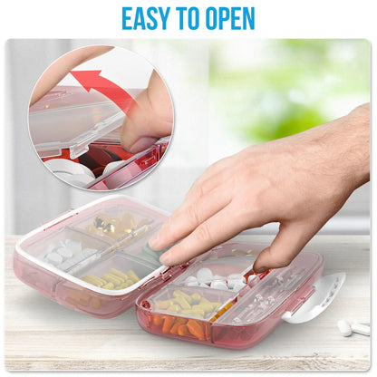 Pill Organizer Airtight Pill Box - Pack Of: 1 | Brand: Bexeen | Size: ONE