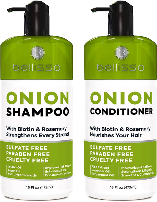 Onion Shampoo and Conditioner Set