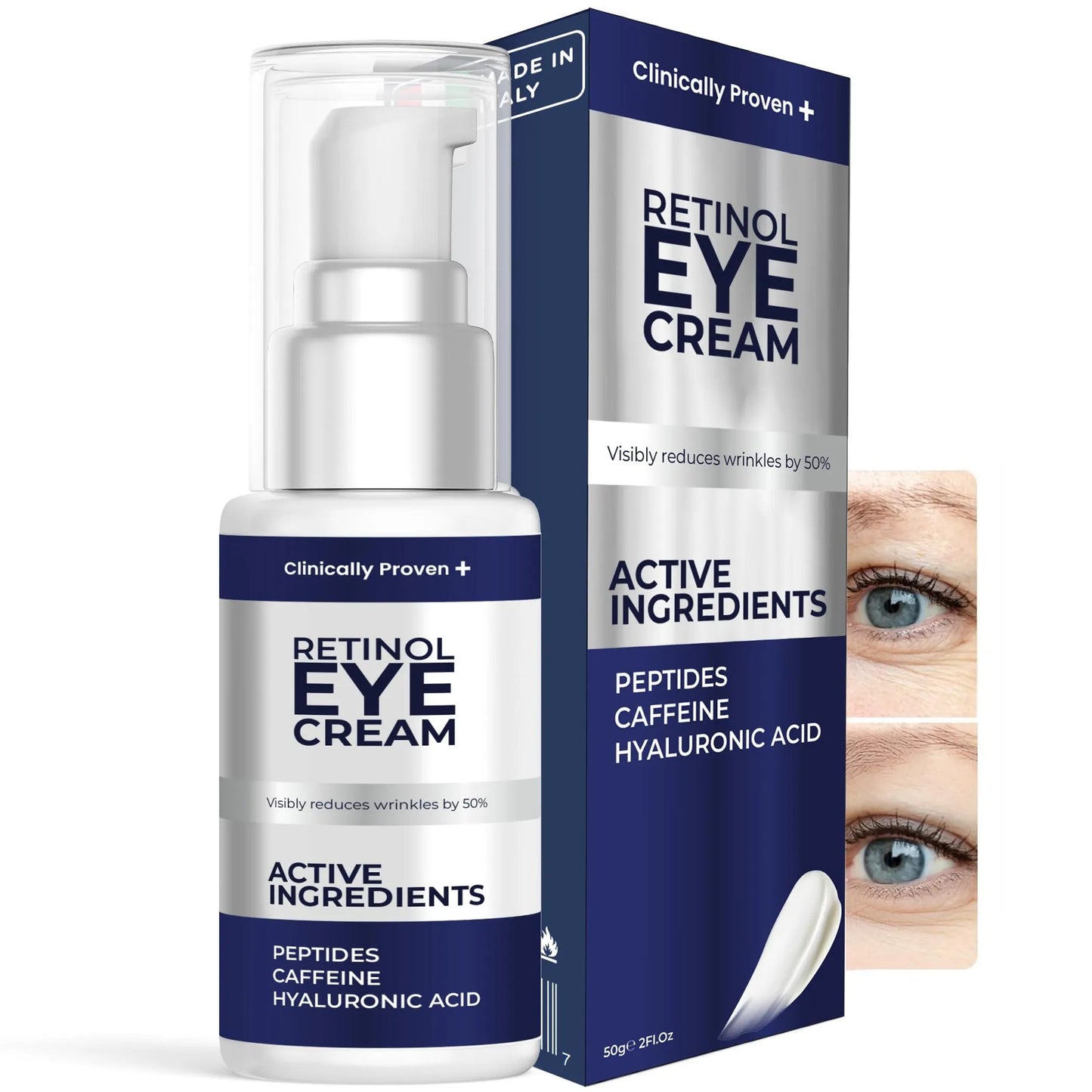 Retinol Eye Cream for Puffiness and Bags Under Eyes