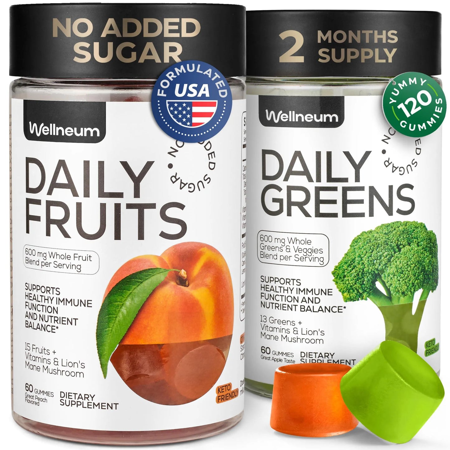 Super Fruit Super Greens Gummies for Adults