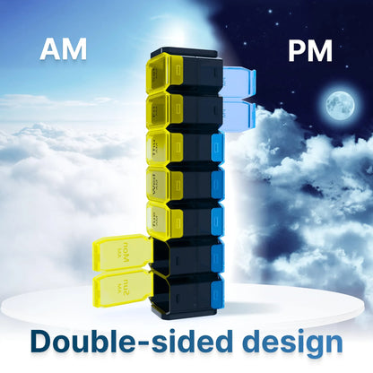 Extra Large Weekly Pill Organizer 2 Times a Day