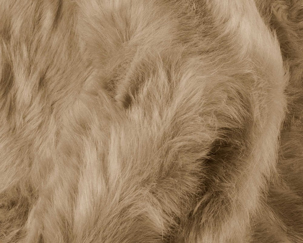 2' X 3' Tan Shag Area Rug