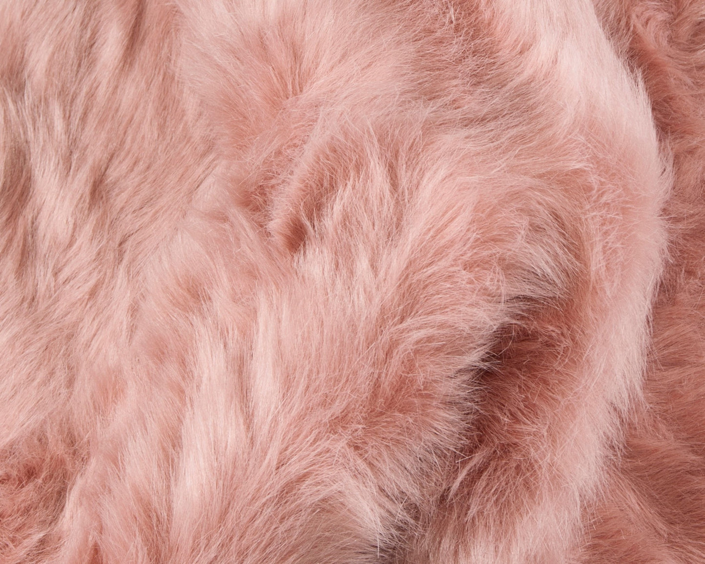 2' X 3' Dusty Rose Shag Area Rug