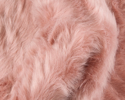 2' X 3' Dusty Rose Shag Area Rug