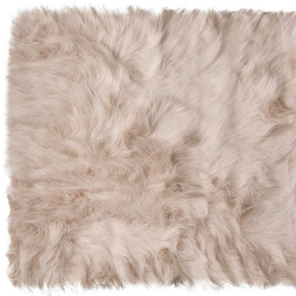 2' X 3' Taupe Animal Print Area Rug