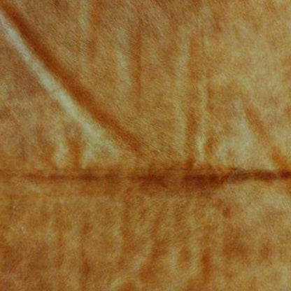 5' X 7' Red Cowhide Area Rug