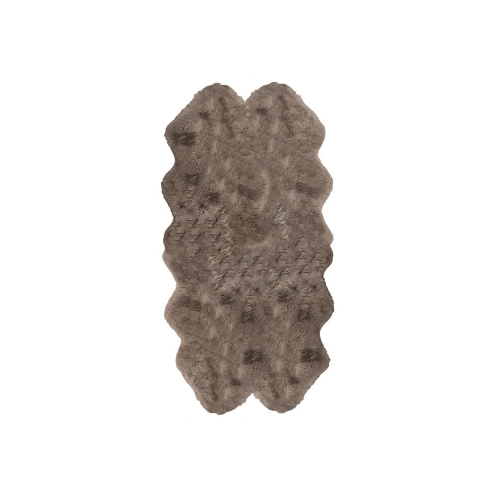 5' X 7' Brown And Black Cowhide Area Rug