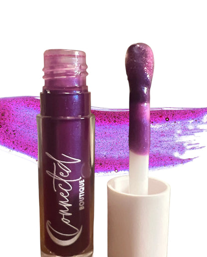 Stargazer - Purple/Pink shift Lip Gloss with Caramel Scent