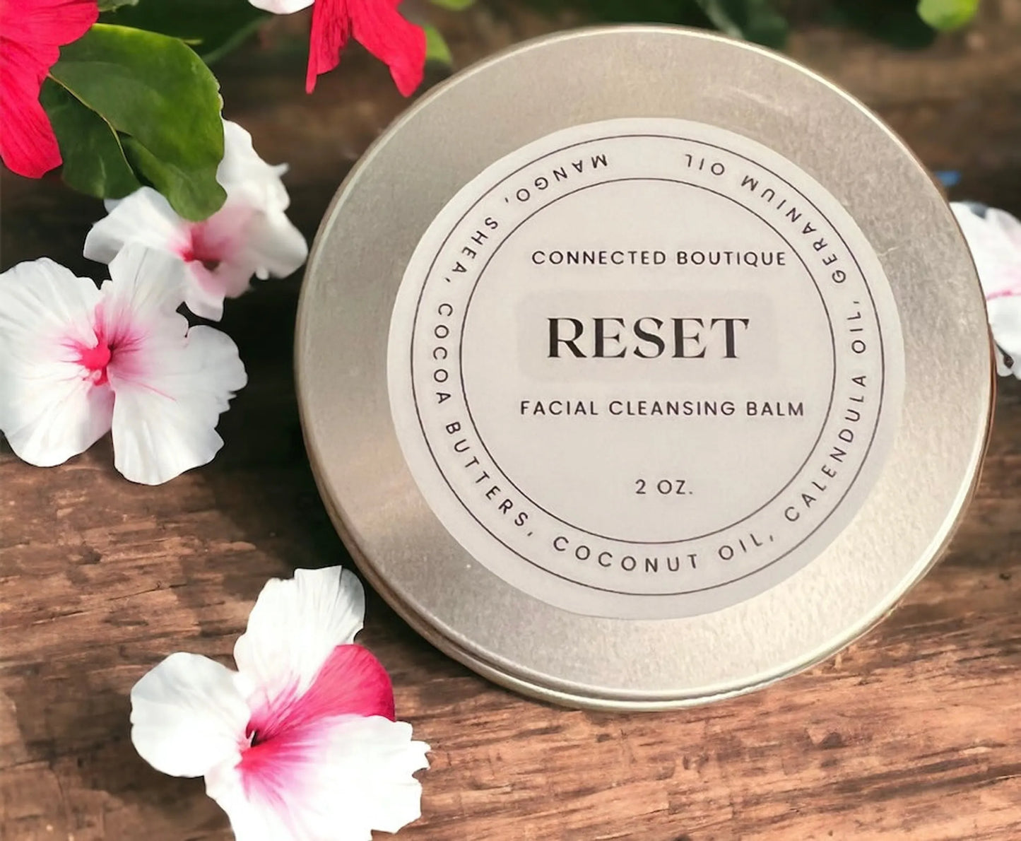 Reset Hibiscus  Anti Aging Facial Cleansing Balm with Niacinimide