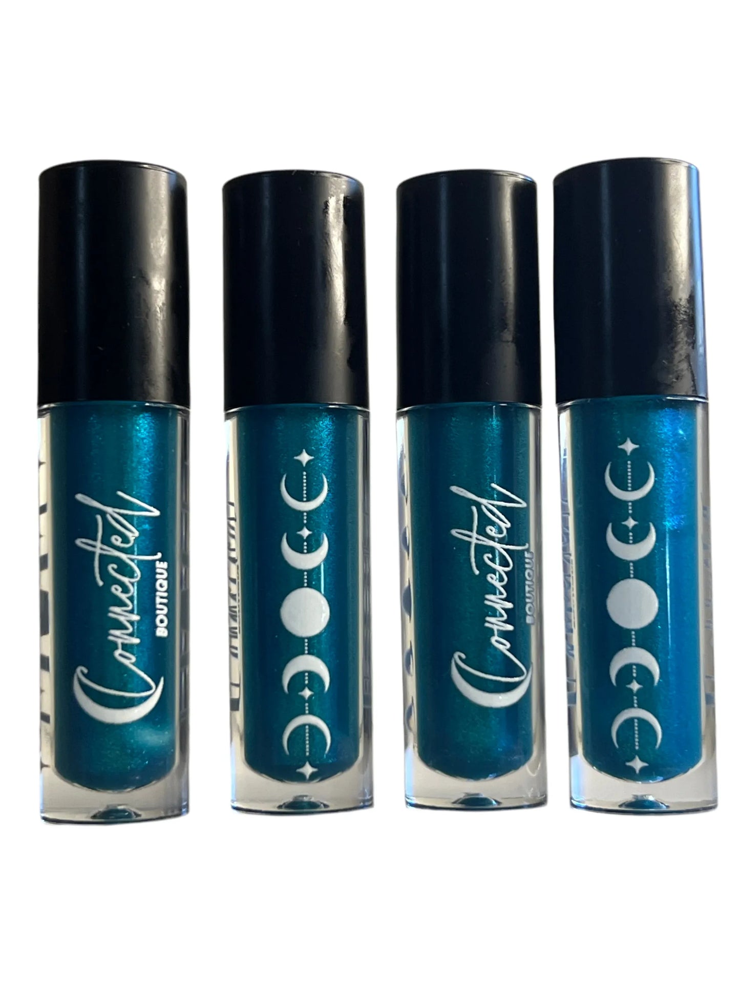 80s- Turquoise Duochrome Lip Gloss with vanilla scent