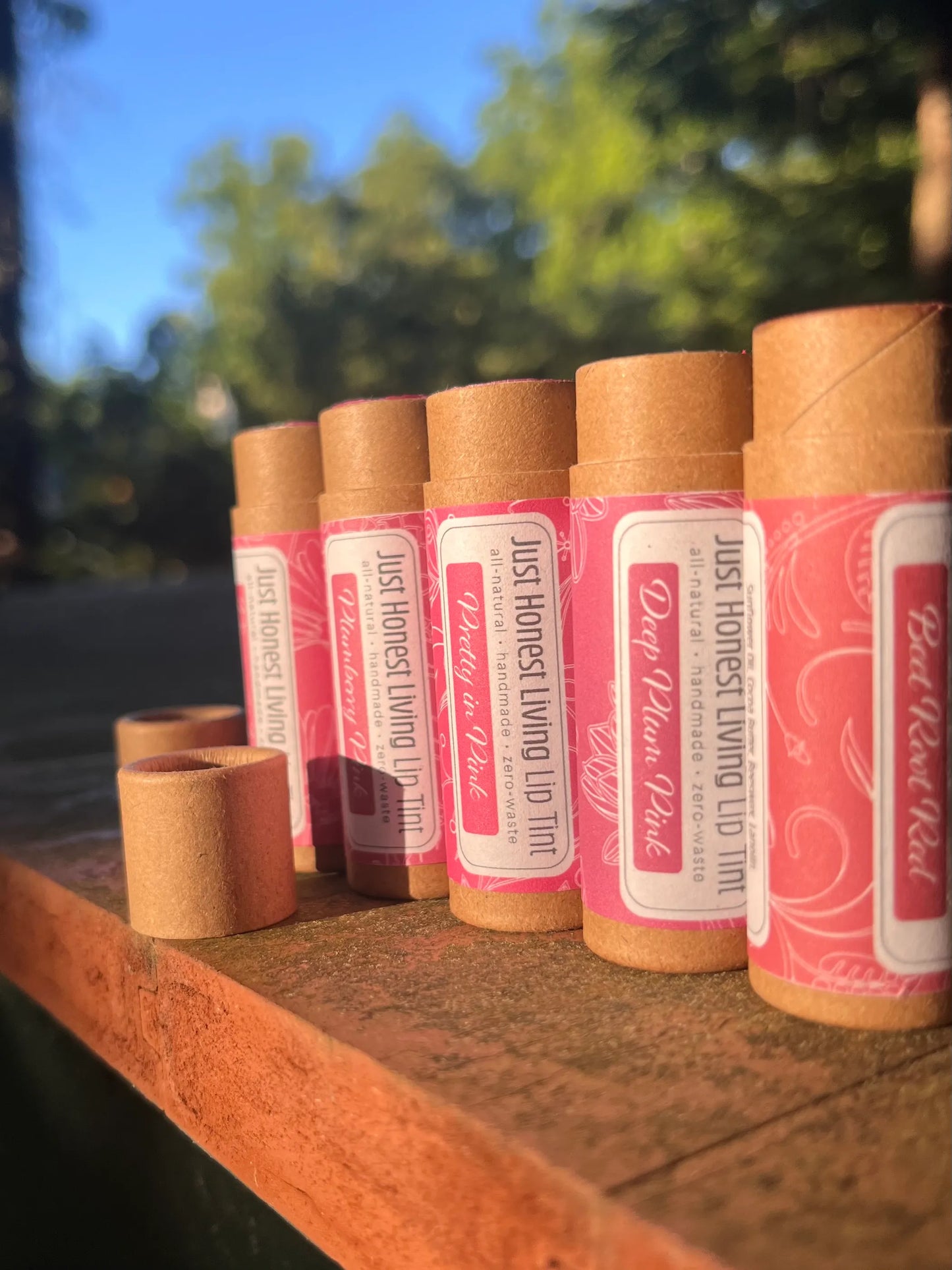 Compostable Tinted Lip Balms