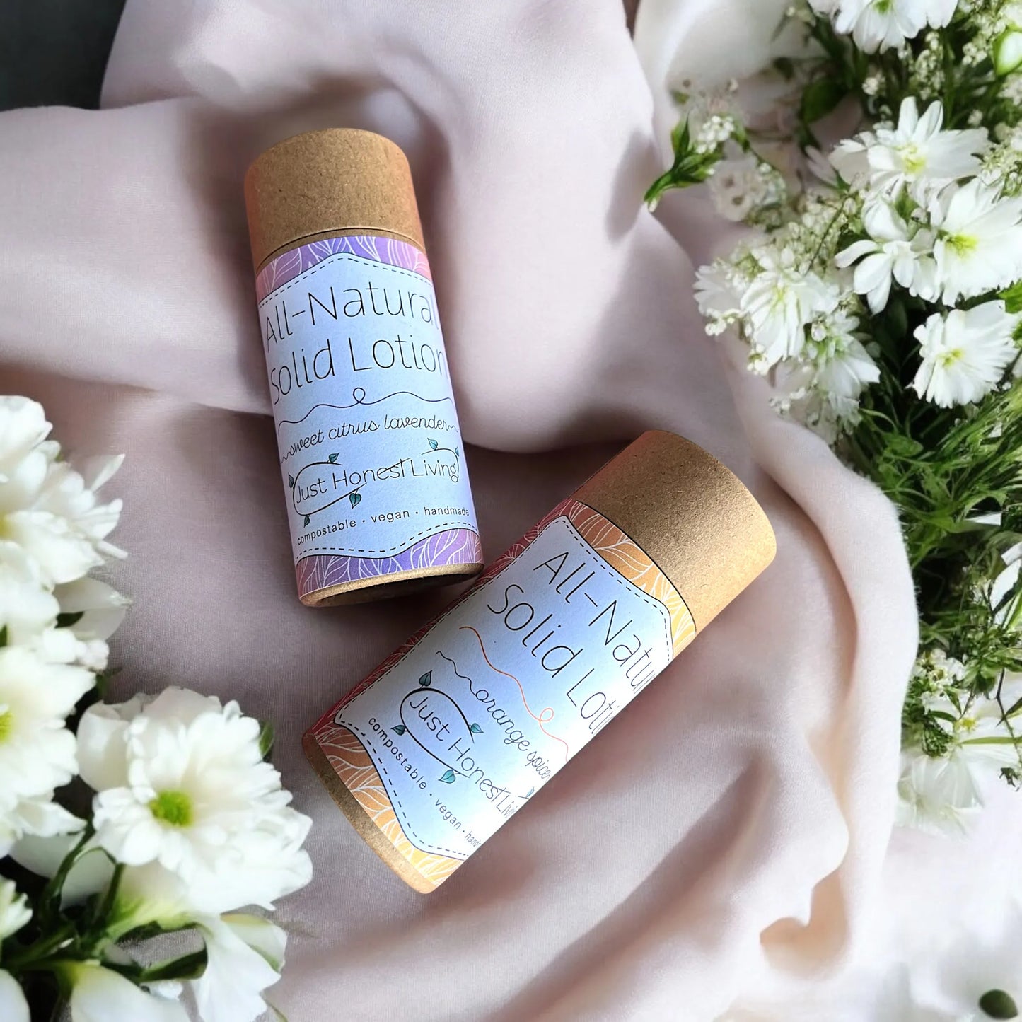 Plastic-Free Vegan Lotions