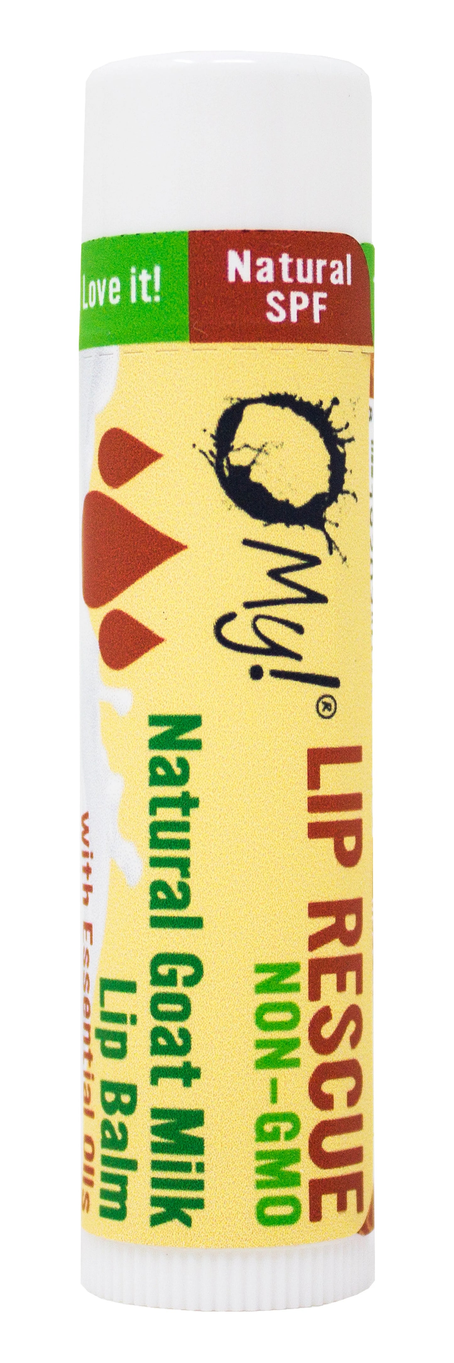 O My! Goat Milk Lip Balm - Natural Goat Milk Lip Balm - Shea Butter and Vitamin E - Free of Parabens & More - Leaping Bunny Certified - Handcrafted in USA