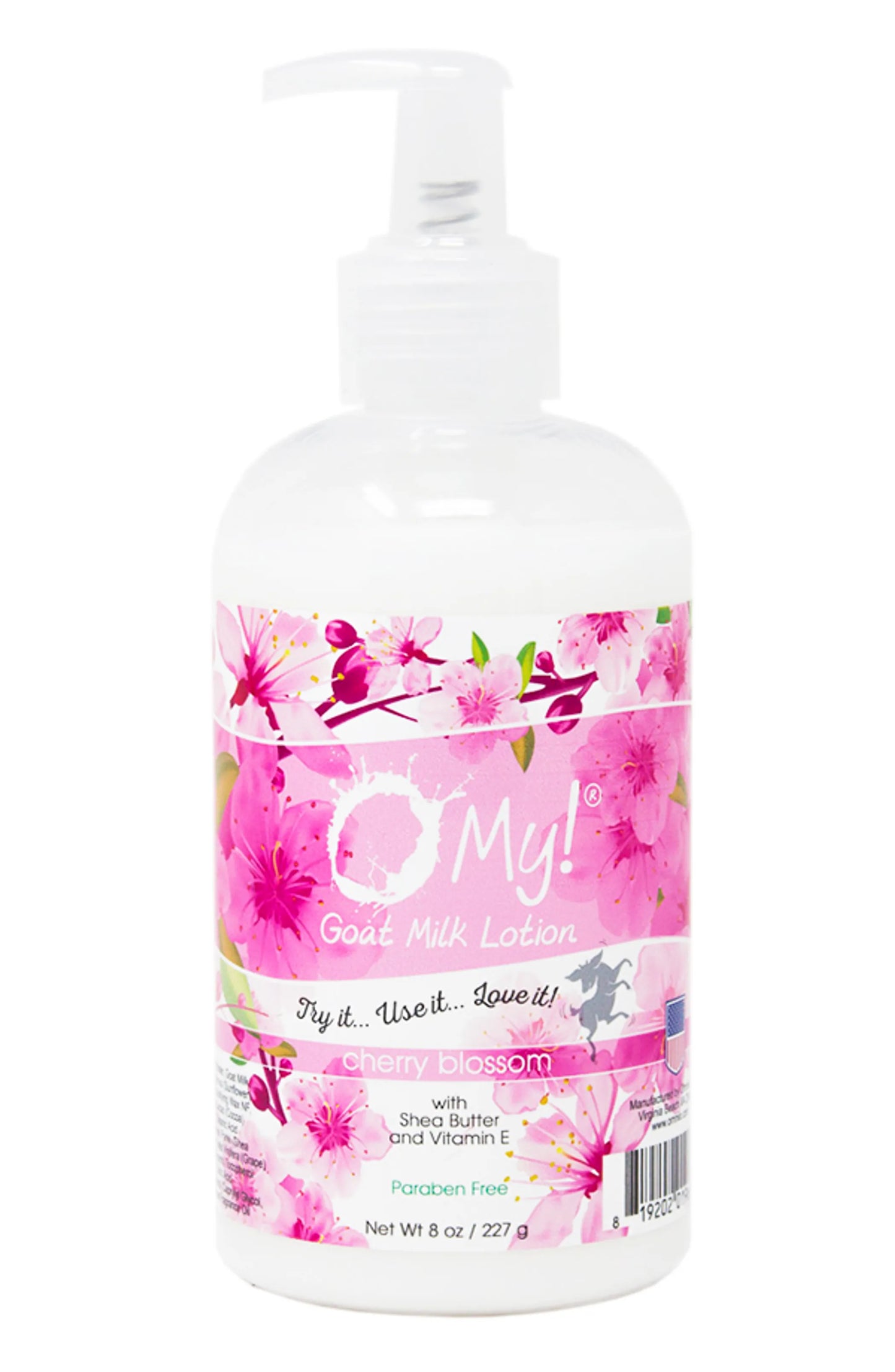 O My! Goat Milk Lotion - Made with Farm-Fresh Goat Milk - Free of Parabens & More - Shea Butter and Vitamin E - Leaping Bunny Certified - Handcrafted in USA