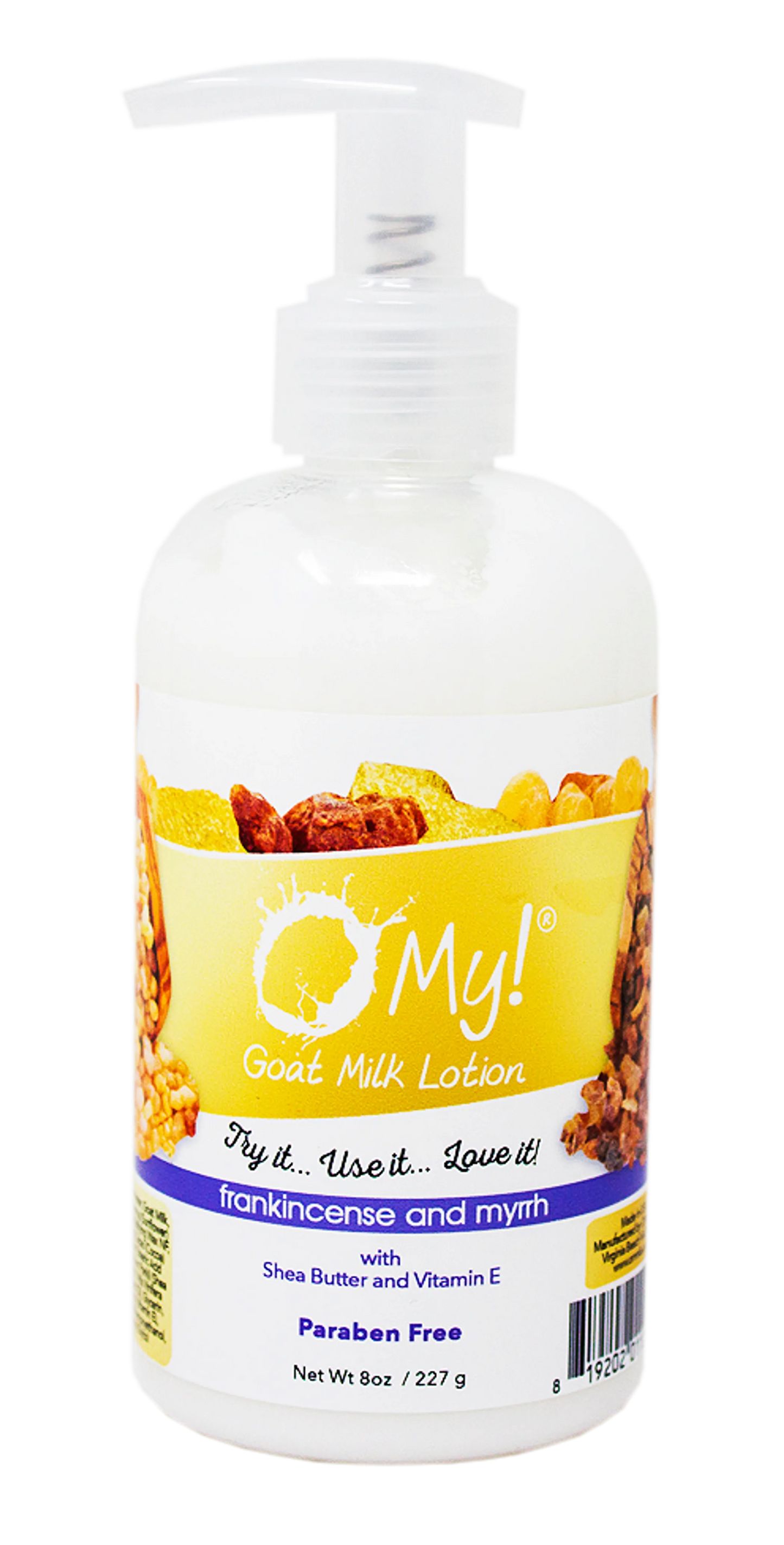 O My! Goat Milk Lotion - Made with Farm-Fresh Goat Milk - Free of Parabens & More - Shea Butter and Vitamin E - Leaping Bunny Certified - Handcrafted in USA