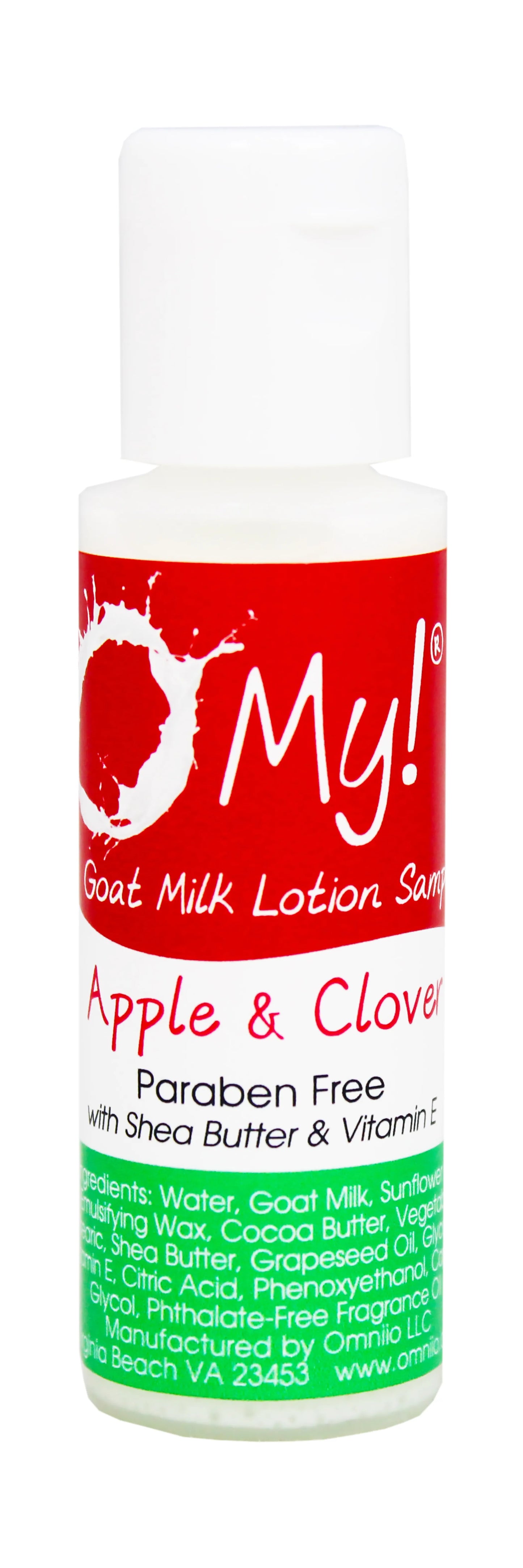 O My! Goat Milk Lotion - Made with Farm-Fresh Goat Milk - Free of Parabens & More - Shea Butter and Vitamin E - Leaping Bunny Certified - Handcrafted in USA