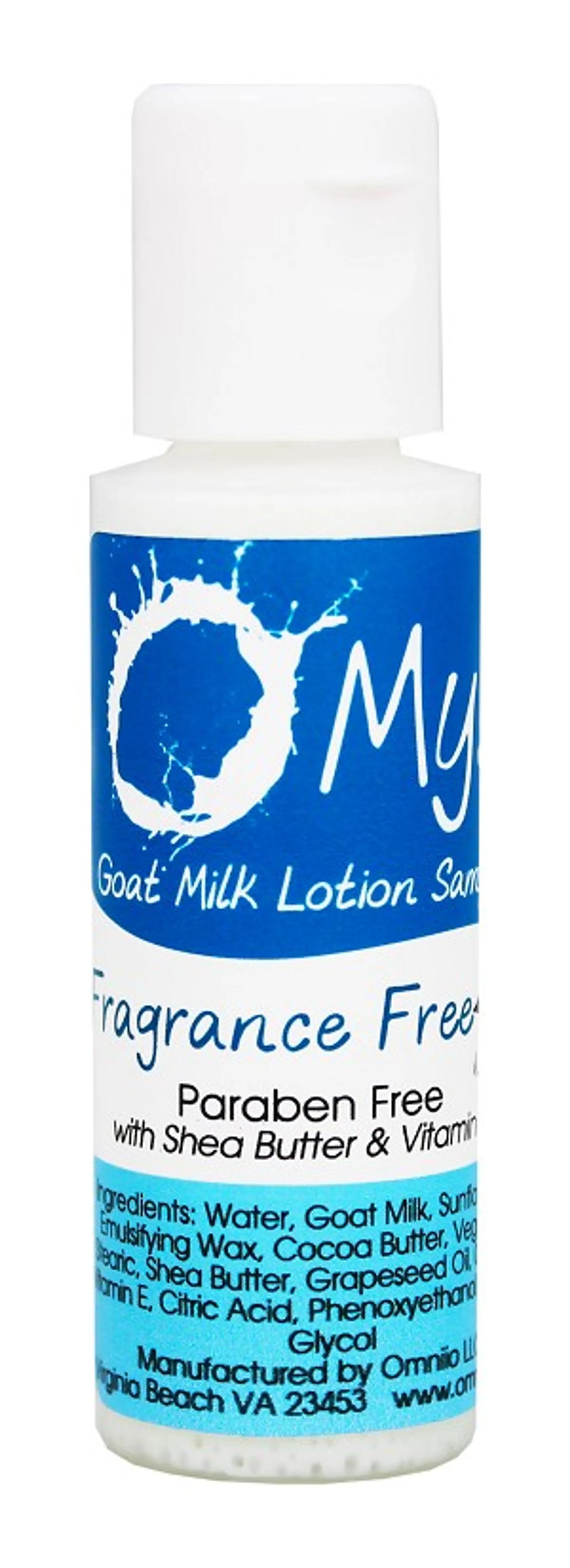 O My! Goat Milk Lotion - Made with Farm-Fresh Goat Milk - Free of Parabens & More - Shea Butter and Vitamin E - Leaping Bunny Certified - Handcrafted in USA