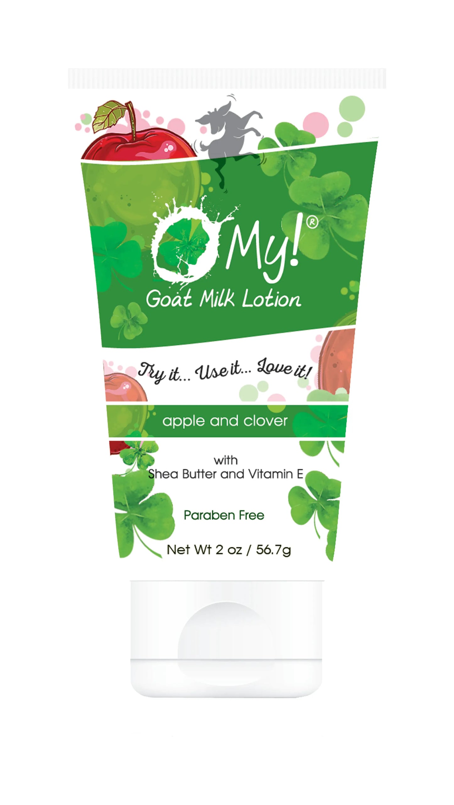 O My! Goat Milk Lotion - Made with Farm-Fresh Goat Milk - Free of Parabens & More - Shea Butter and Vitamin E - Leaping Bunny Certified - Handcrafted in USA