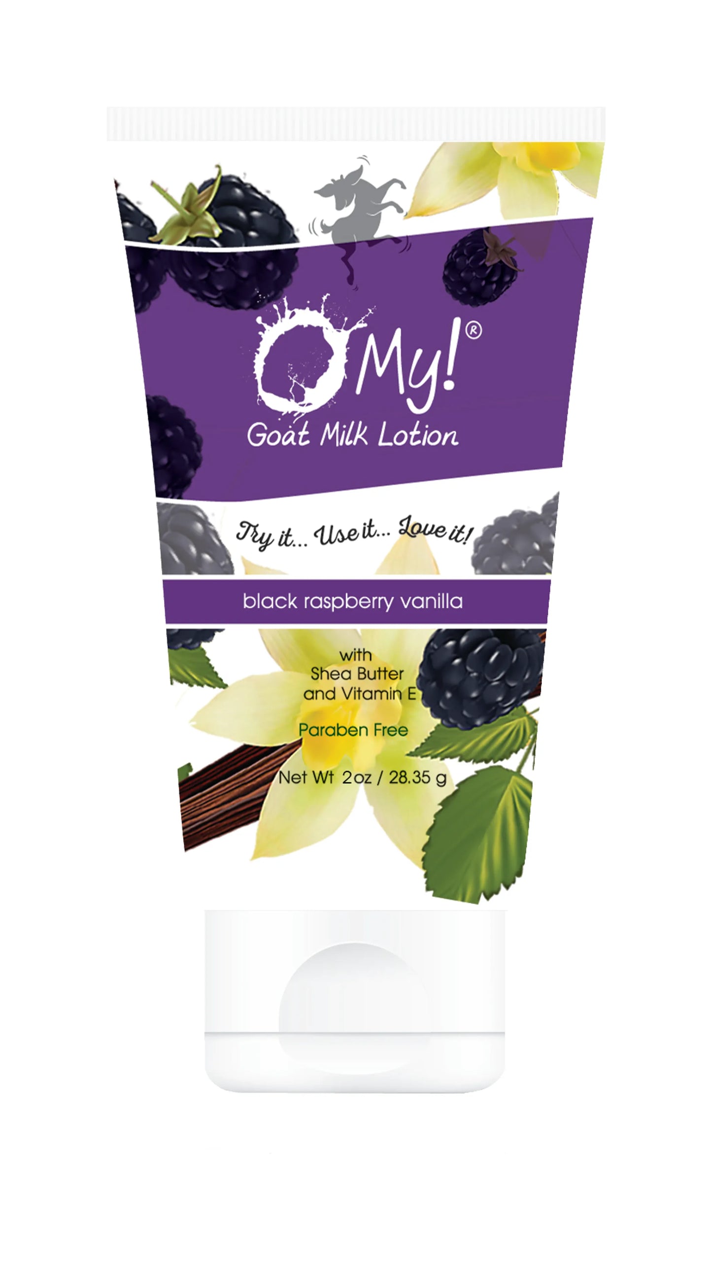 O My! Goat Milk Lotion - Made with Farm-Fresh Goat Milk - Free of Parabens & More - Shea Butter and Vitamin E - Leaping Bunny Certified - Handcrafted in USA