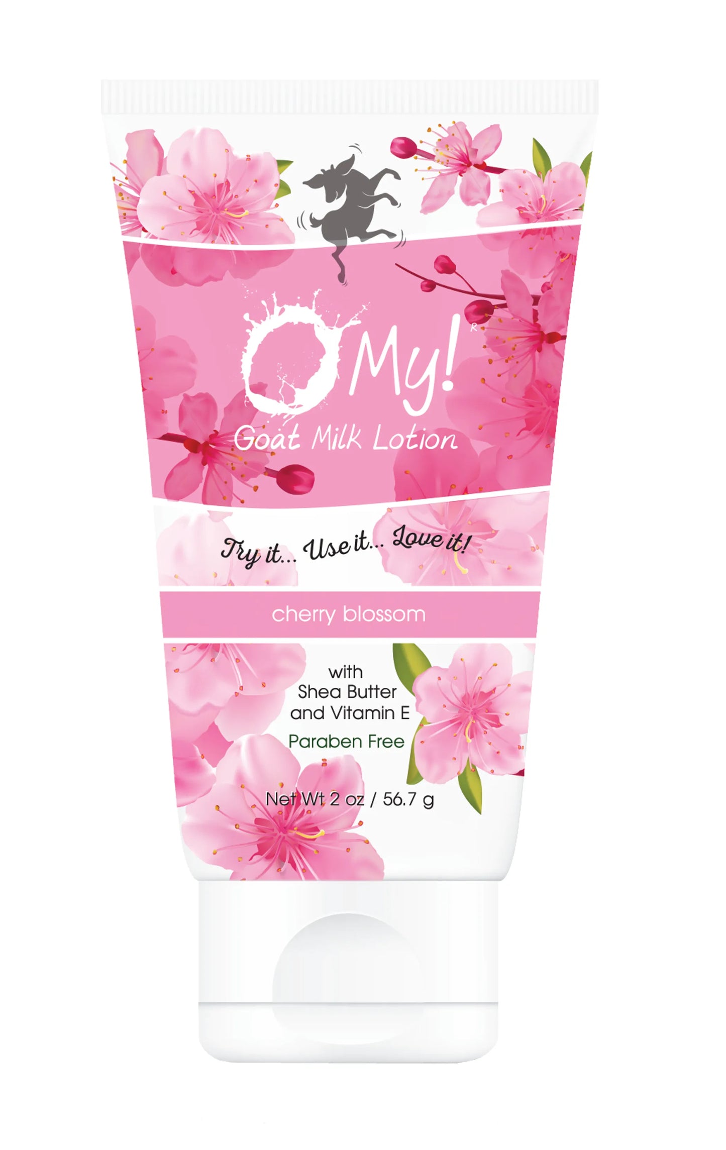 O My! Goat Milk Lotion - Made with Farm-Fresh Goat Milk - Free of Parabens & More - Shea Butter and Vitamin E - Leaping Bunny Certified - Handcrafted in USA