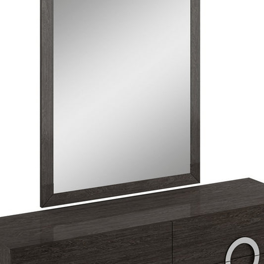 31" Refined Wenge High Gloss Dresser