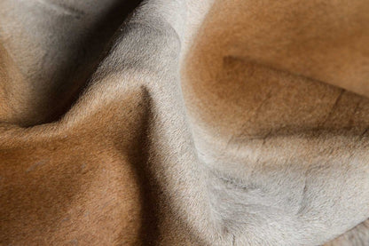 6' X 7' Tan Cowhide Cowhide Print Area Rug