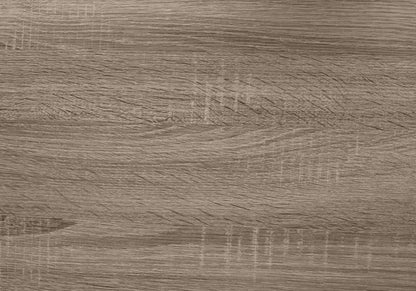 24" Deep Taupe End Table With 6