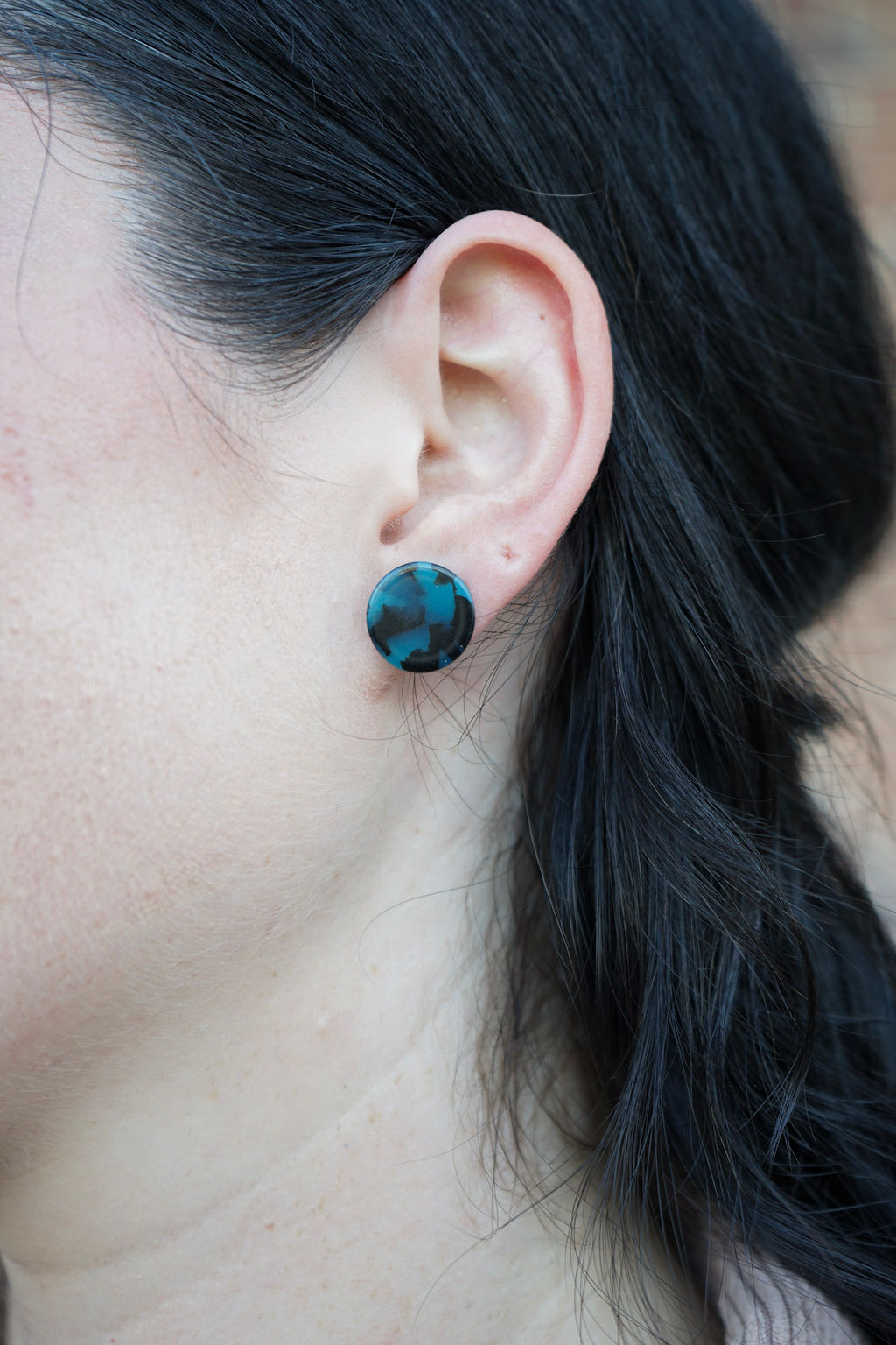 Sophie Studs - Blue Tortoise