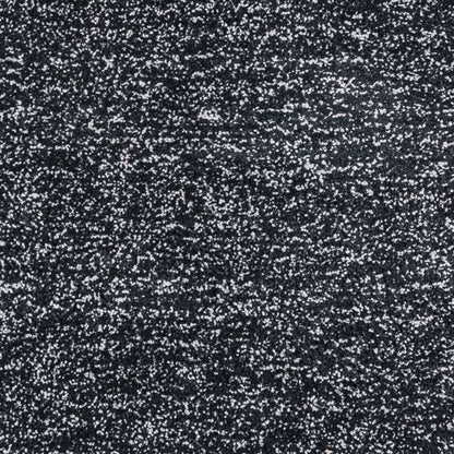 8' Black And White Hand Woven Round Rug