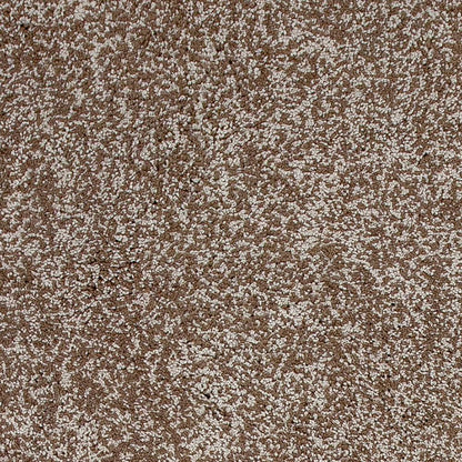 8' X 10' Beige And Brown Abstract Shag Hand Woven Area Rug