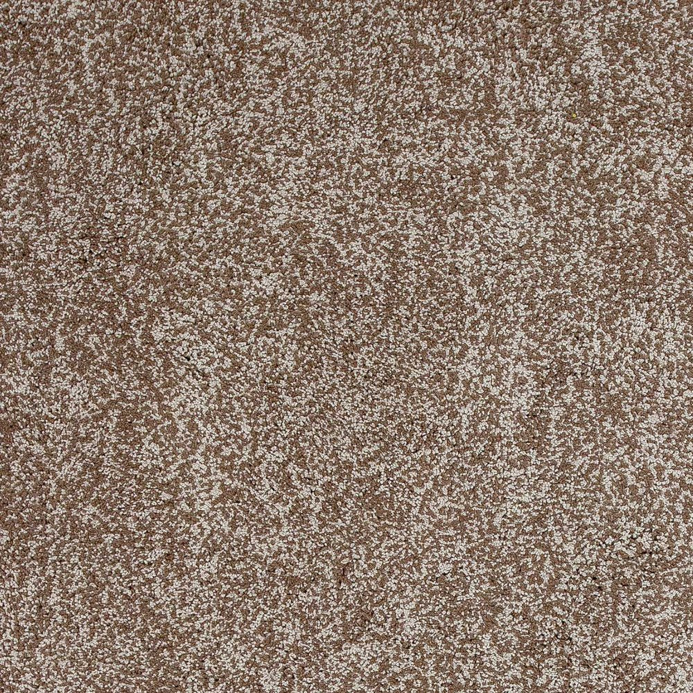 8' X 10' Beige And Brown Abstract Shag Hand Woven Area Rug
