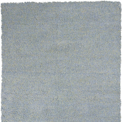 8' Blue Hand Woven Round Rug