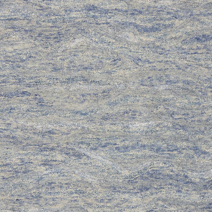 9' X 12' Blue And Beige Wool Abstract Hand Tufted Area Rug