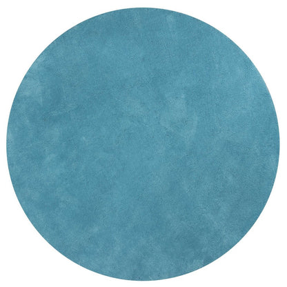 8' X 10' Blue Shag Hand Woven Area Rug