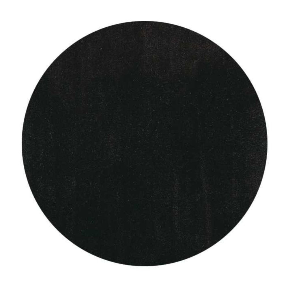 6' Espresso Shag Hand Woven Round Rug