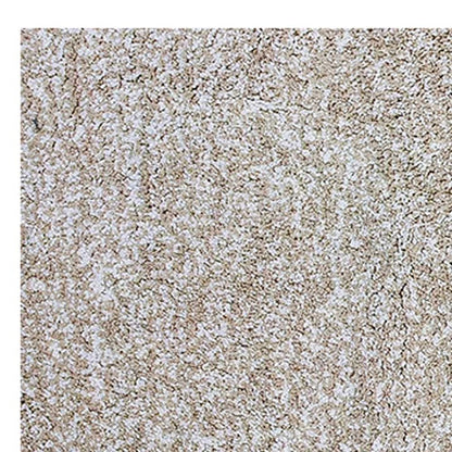 8' Ivory Heather Indoor Shag Runner Rug