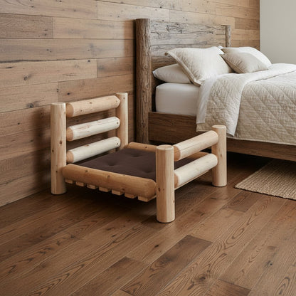 20" X 30" Natural Solid Wood Pet Bed Frame