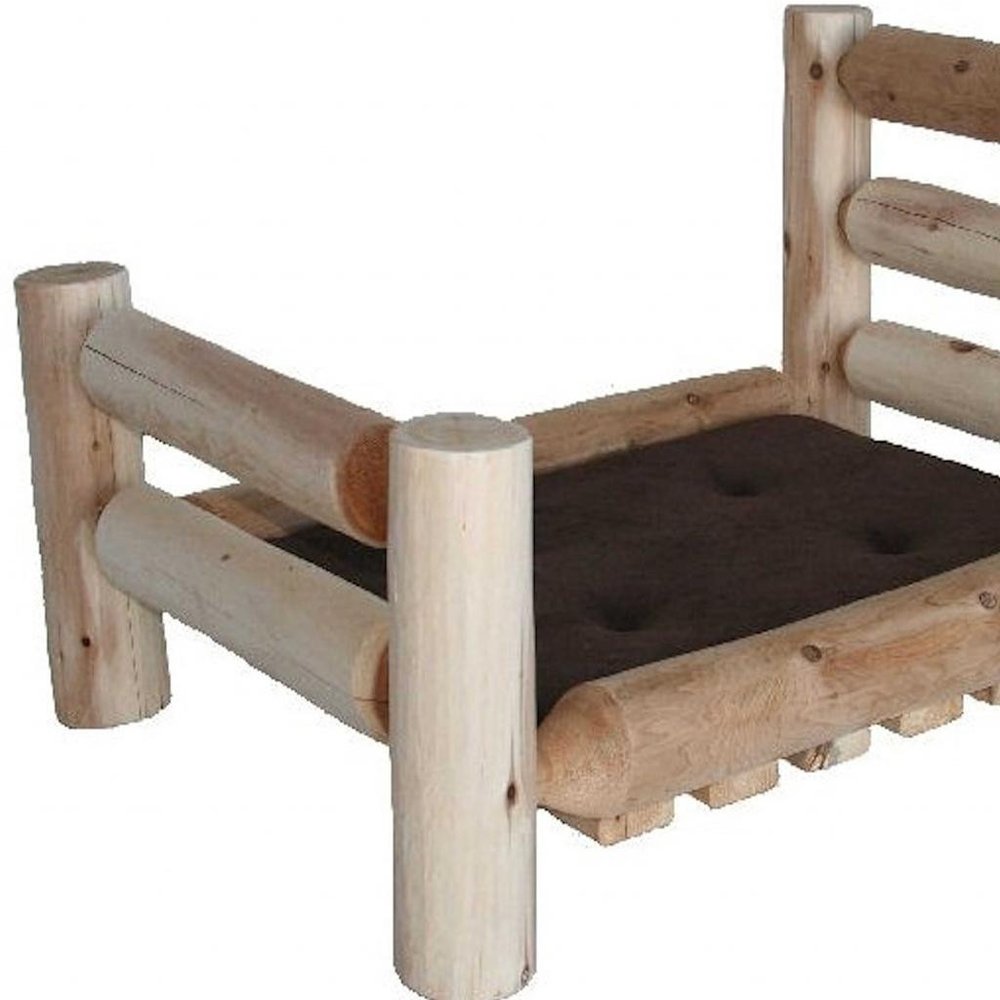 20" X 40" Natural Solid Wood Pet Bed Frame