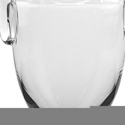 14" Clear Cylinder Lead Free Crystal Table Vase