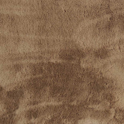 3' X 5' Taupe Shag Hand Knotted Area Rug