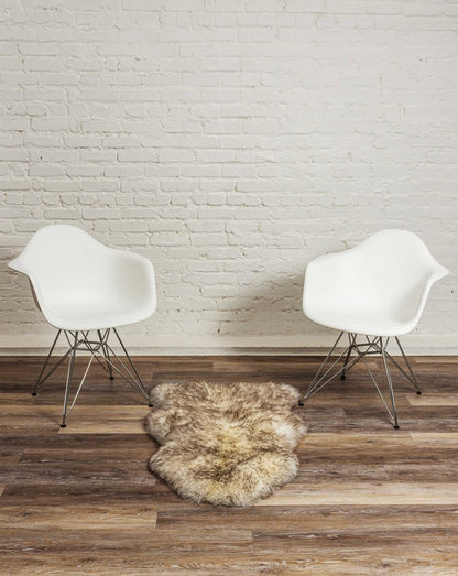 2' X 3' Cream Shag Area Rug