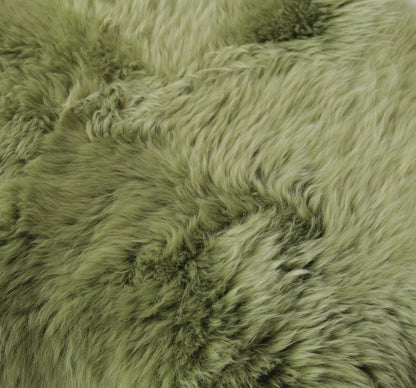 2' X 3' Sage New Zealand Lambs Wool Area Rug