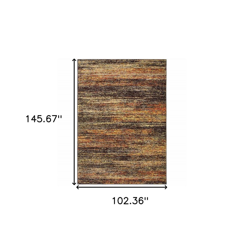 3' X 5' Blue and Ivory Power Loom Area Rug