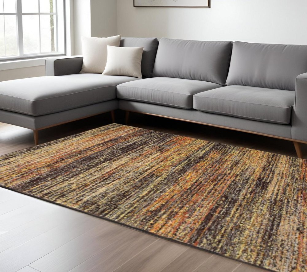 3' X 5' Blue and Ivory Power Loom Area Rug