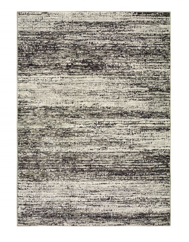10' X 14' Ash And Slate Abstract Area Rug