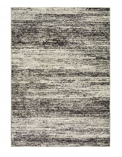 10' X 14' Ash And Slate Abstract Area Rug